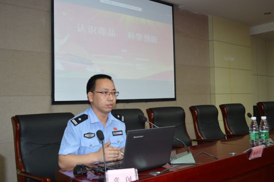 禁毒宣传培训现场。 