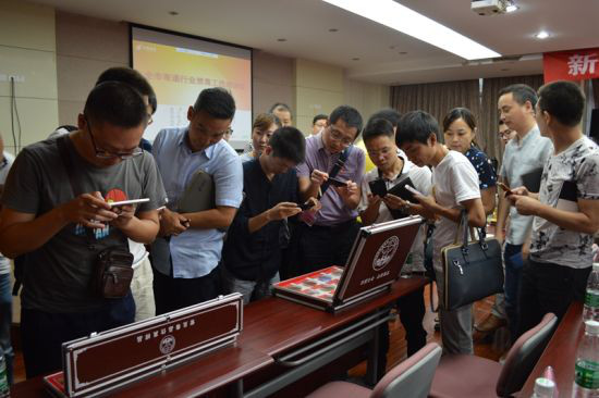 禁毒宣传培训现场。 